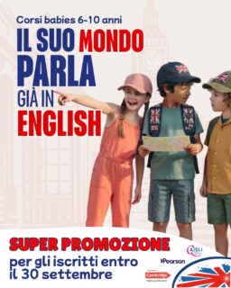 Siamo ufficialmente pronti a ricominciare con i nostri nuovi corsi di inglese per tutte le età e livelli! 👩‍🏫 🇬🇧

Approfitta della nostra promozione con cui potrai avere uno sconto extra se ti iscrivi entro il 30 settembre. 

Da oltre 15 anni aiutiamo bambini, giovani e adulti a imparare e perfezionare il loro inglese. 

Da noi troverai: 
🧑‍🏫 docenti madrelingua qualificati 

👥 corsi collettivi, piccoli gruppi e tanta conversazione 

📅 corsi individuali in giorni e orari flessibili, in sede e/o online 

📈 tutti i livelli di preparazione, da principiante (A1) a padronanza (C2) 

🎓 scuola accreditata AISLI - corsi riconosciuti dal MIM

🥇 corsi validi ai fini dei crediti formativi 

🌎 preparazione alle certificazioni linguistiche internazionali 

♥️ la fiducia di migliaia di studenti e famiglie che ci hanno scelto

Vieni a trovarci per fare il test di livello e avere una consulenza gratuita. 

Ti aspettiamo a Sestu in via Gorizia 9. 

Let’s goooo 😎

☎️ 070 7530610 - 375 7054766
📧 info@ispeakenglishsestu.it
📲 www.ispeakenglishsestu.it

 #InglesePerTutti #imparareinglese #inglese #ingleseperitaliani #corsidiinglese