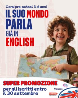 Siamo ufficialmente pronti a ricominciare con i nostri nuovi corsi di inglese per tutte le età e livelli! 👩‍🏫 🇬🇧

Approfitta della nostra promozione con cui potrai avere uno sconto extra se ti iscrivi entro il 30 settembre. 

Da oltre 15 anni aiutiamo bambini, giovani e adulti a imparare e perfezionare il loro inglese. 

Da noi troverai: 
🧑‍🏫 docenti madrelingua qualificati 

👥 corsi collettivi, piccoli gruppi e tanta conversazione 

📅 corsi individuali in giorni e orari flessibili, in sede e/o online 

📈 tutti i livelli di preparazione, da principiante (A1) a padronanza (C2) 

🎓 scuola accreditata AISLI - corsi riconosciuti dal MIM

🥇 corsi validi ai fini dei crediti formativi 

🌎 preparazione alle certificazioni linguistiche internazionali 

♥️ la fiducia di migliaia di studenti e famiglie che ci hanno scelto

Vieni a trovarci per fare il test di livello e avere una consulenza gratuita. 

Ti aspettiamo a Sestu in via Gorizia 9. 

Let’s goooo 😎

☎️ 070 7530610 - 375 7054766
📧 info@ispeakenglishsestu.it
📲 www.ispeakenglishsestu.it

 #InglesePerTutti #imparareinglese #inglese #ingleseperitaliani #corsidiinglese